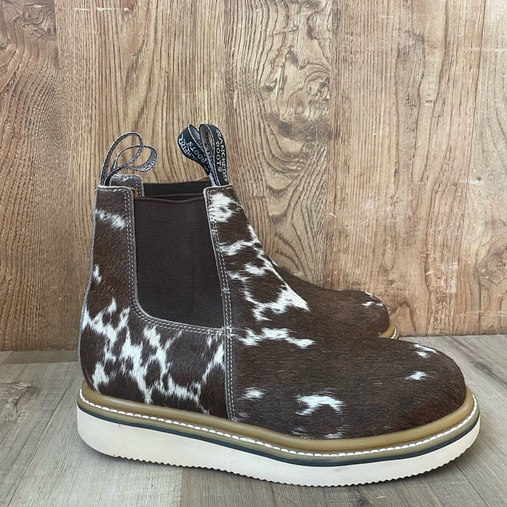 Cowhide Chelsea Boots